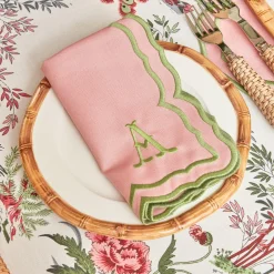 Clearance Mrs. Alice Fleur Pink Napkins (Set Of 4)