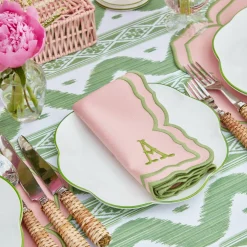 New Mrs. Alice Fleur Pink Placemats & Napkins (Set Of 4)