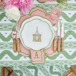 New Mrs. Alice Fleur Pink Placemats & Napkins (Set Of 4)