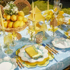 Hot Mrs. Alice Fleur Yellow Napkins (Set Of 4)