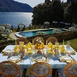 Outlet Mrs. Alice Fleur Yellow Placemats & Napkins (Set Of 4)