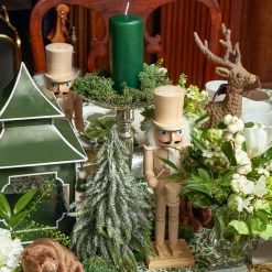 Best Mrs. Alice Forest Green Pillar Candles (Pair)