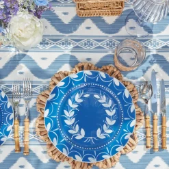 Outlet Mrs. Alice French Blue Garland Dinner Plate