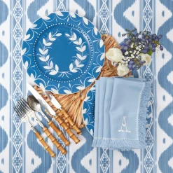 Outlet Mrs. Alice French Blue Garland Dinner Plate
