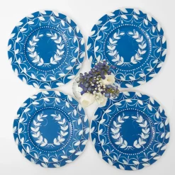 Sale Mrs. Alice French Blue Garland Dinner & Starter Plates (Set Of 8)