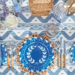 Sale Mrs. Alice French Blue Garland Dinner & Starter Plates (Set Of 8)