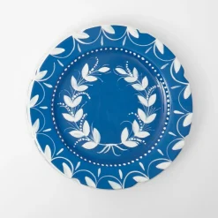 Discount Mrs. Alice French Blue Garland Dinner Plates (Set Of 4)