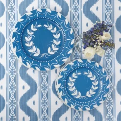 Discount Mrs. Alice French Blue Garland Dinner Plates (Set Of 4)