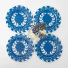 Online Mrs. Alice French Blue Garland Starter Plates (Set Of 4)