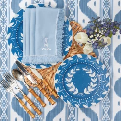 Online Mrs. Alice French Blue Garland Starter Plates (Set Of 4)