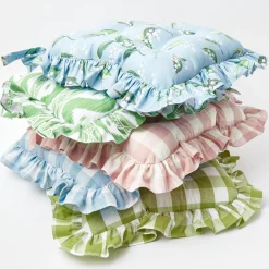 Sale Mrs. Alice Frilled Lily Of The Valley Seat Pad Cushion