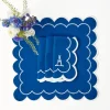 Outlet Mrs. Alice Gabrielle Blue Napkins (Set Of 4)