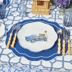 Best Mrs. Alice Gabrielle Blue Placemats (Set Of 4)