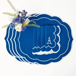 Best Mrs. Alice Gabrielle Blue Placemats (Set Of 4)