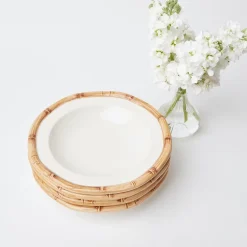 Sale Mrs. Alice Geometric Bamboo Bowl