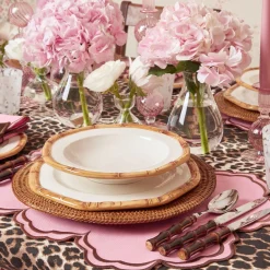 Sale Mrs. Alice Geometric Bamboo Bowl
