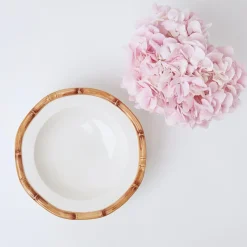 Sale Mrs. Alice Geometric Bamboo Bowl