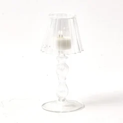 Best Mrs. Alice Glass Lantern Tea Light Holder (Pair) - 18Cm