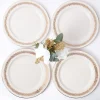 Hot Mrs. Alice Gold Garland Dinner Plates (Set Of 4)