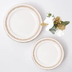 Hot Mrs. Alice Gold Garland Dinner Plates (Set Of 4)