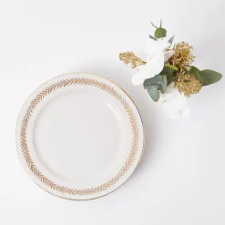 Hot Mrs. Alice Gold Garland Dinner Plates (Set Of 4)