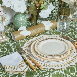 Mrs. Alice Gold Garland Starter Plates (Set Of 4)