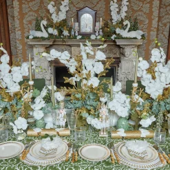 Mrs. Alice Gold Garland Starter Plates (Set Of 4)