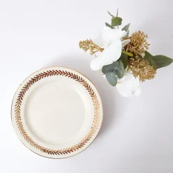 Hot Mrs. Alice Gold Garland Starter Plates (Set Of 4)