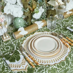 Hot Mrs. Alice Gold Garland Starter Plates (Set Of 4)