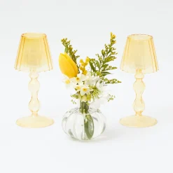 Best Mrs. Alice Green & Yellow Parrot Candlescape
