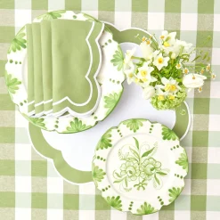 Clearance Mrs. Alice Green Applique Napkins (Set Of 4)