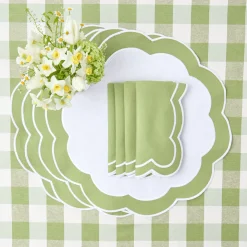 Clearance Mrs. Alice Green Applique Napkins (Set Of 4)