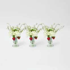 New Mrs. Alice Green Fluted Vases (Pair)