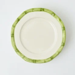 Outlet Mrs. Alice Green Geometric Bamboo Starter Plate