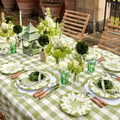 Best Mrs. Alice Green Gingham Tablecloth