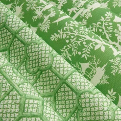 Best Mrs. Alice Green Pagoda Garden Fabric