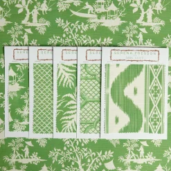 Best Mrs. Alice Green Pagoda Garden Fabric