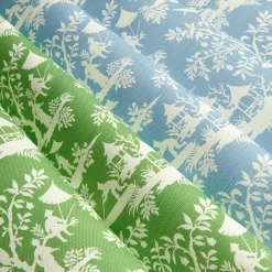 Best Mrs. Alice Green Pagoda Garden Fabric
