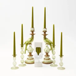 Hot Mrs. Alice Green Parrot Candlescape