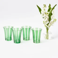Hot Mrs. Alice Green Positano Glasses (Set Of 4)