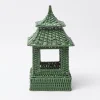 Hot Mrs. Alice Green Rattan Pagoda Lantern