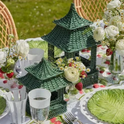 Discount Mrs. Alice Green Rattan Pagoda Lantern