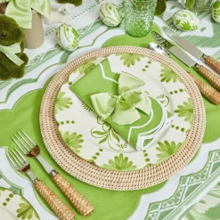 New Mrs. Alice Green Saddle Stitch Napkin Bows (Set Of 4)
