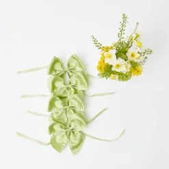 New Mrs. Alice Green Saddle Stitch Napkin Bows (Set Of 4)