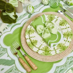New Mrs. Alice Green Saddle Stitch Napkin Bows (Set Of 4)