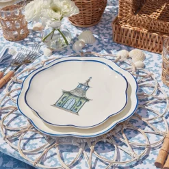 Sale Mrs. Alice Green Scalloped Pagoda Starter Plate