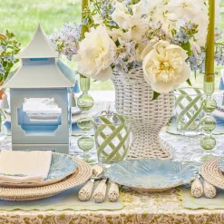 Hot Mrs. Alice Green Swirl Outdoor Glasses (Set Of 6)