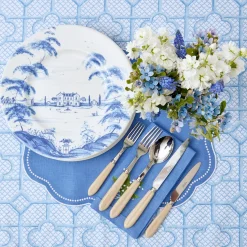 Outlet Mrs. Alice Grey Horn Cutlery Set (5 Piece)
