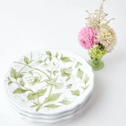 Clearance Mrs. Alice Hand Painted Hummingbird Dinner Plate