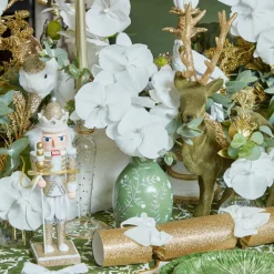 Clearance Mrs. Alice Hand Painted Tole Bud Vases (Set Of 3)